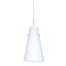 Besa Lighting Cierro Cord Pendant, Opal Matte, Satin Nickel Finish, 1x9W LED 1JT-412407-LED-SN - alternate 1